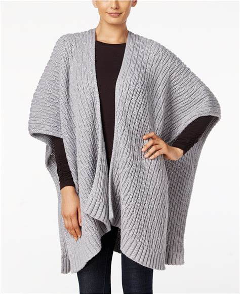 michael michael kors rib cable knit poncho|Michael Kors Rib Cable.